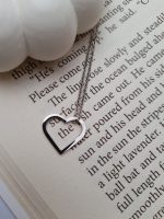 گردنبند قلب نقره ای