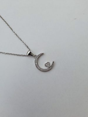 گردنبند ماه نگینی