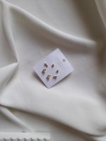 پک گوشواره ۳ جفتی قلب طلایی